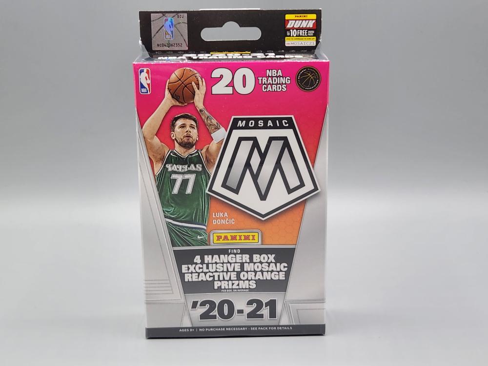 2020-21 Panini Mosaic Basketball Unopened Hanger Box