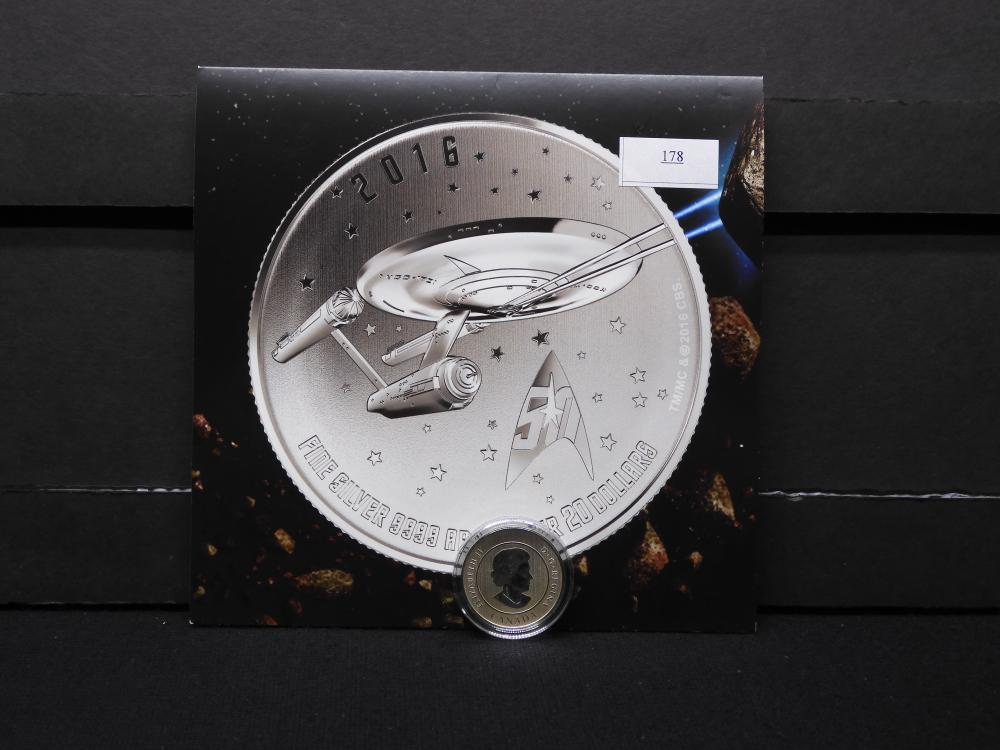 2016 Royal Canadian Mint 99.99% Silver - Star Trek