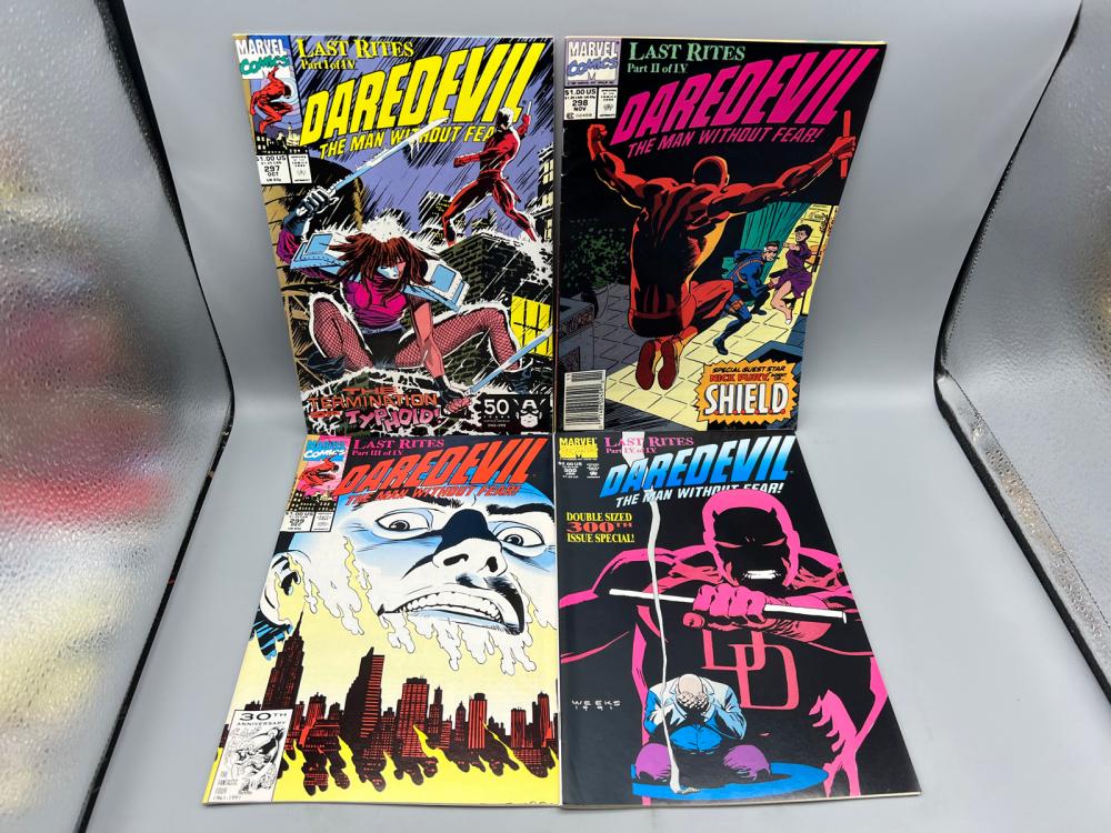 Daredevil #297, #298, #299, & #300 - Last Rites Full Storyline