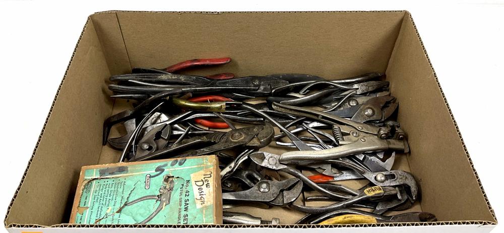 Assorted Pliers, & Crimping Tools