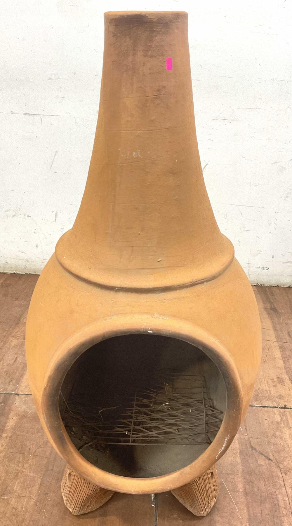 Mexican Style Terra Cotta Chiminea