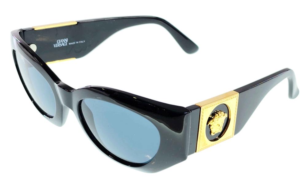 Gianni Versace Black Flame Medusa Sunglasses
