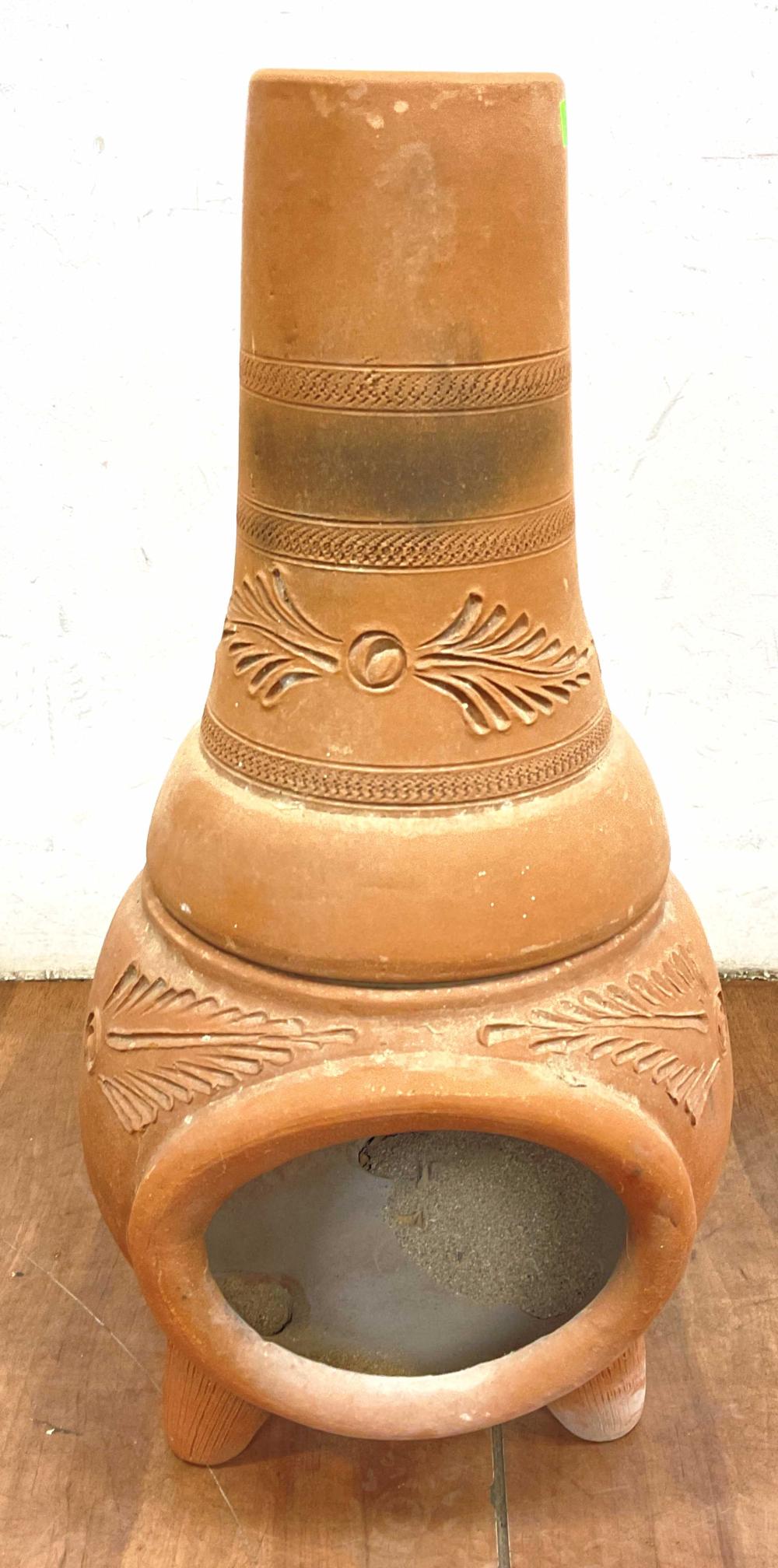 Mexican Style Terra Cotta Chiminea