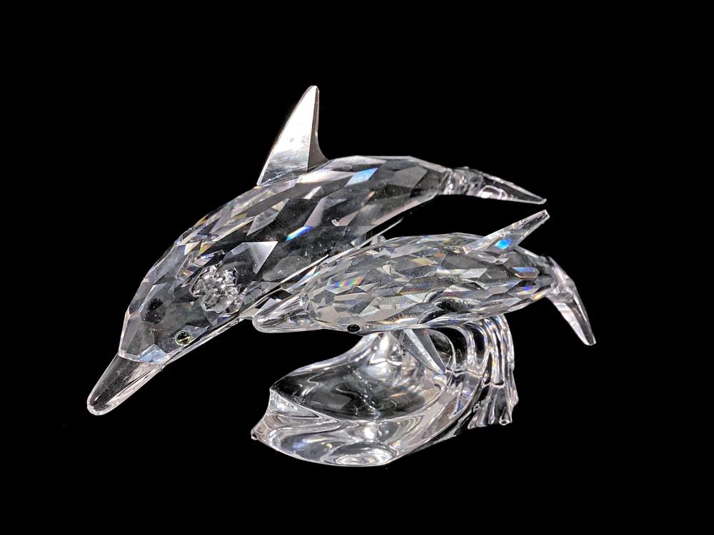 Swarovski Crystal Dolphin Figurine