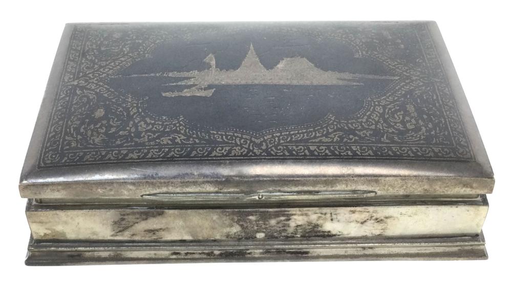 Vintage Bangkok Sterling Silver Cigarette Box
