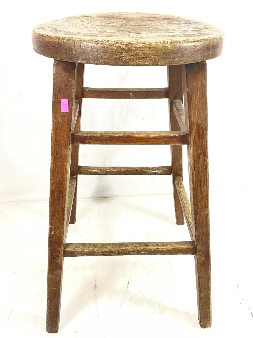 Rustic Country Wood Stool