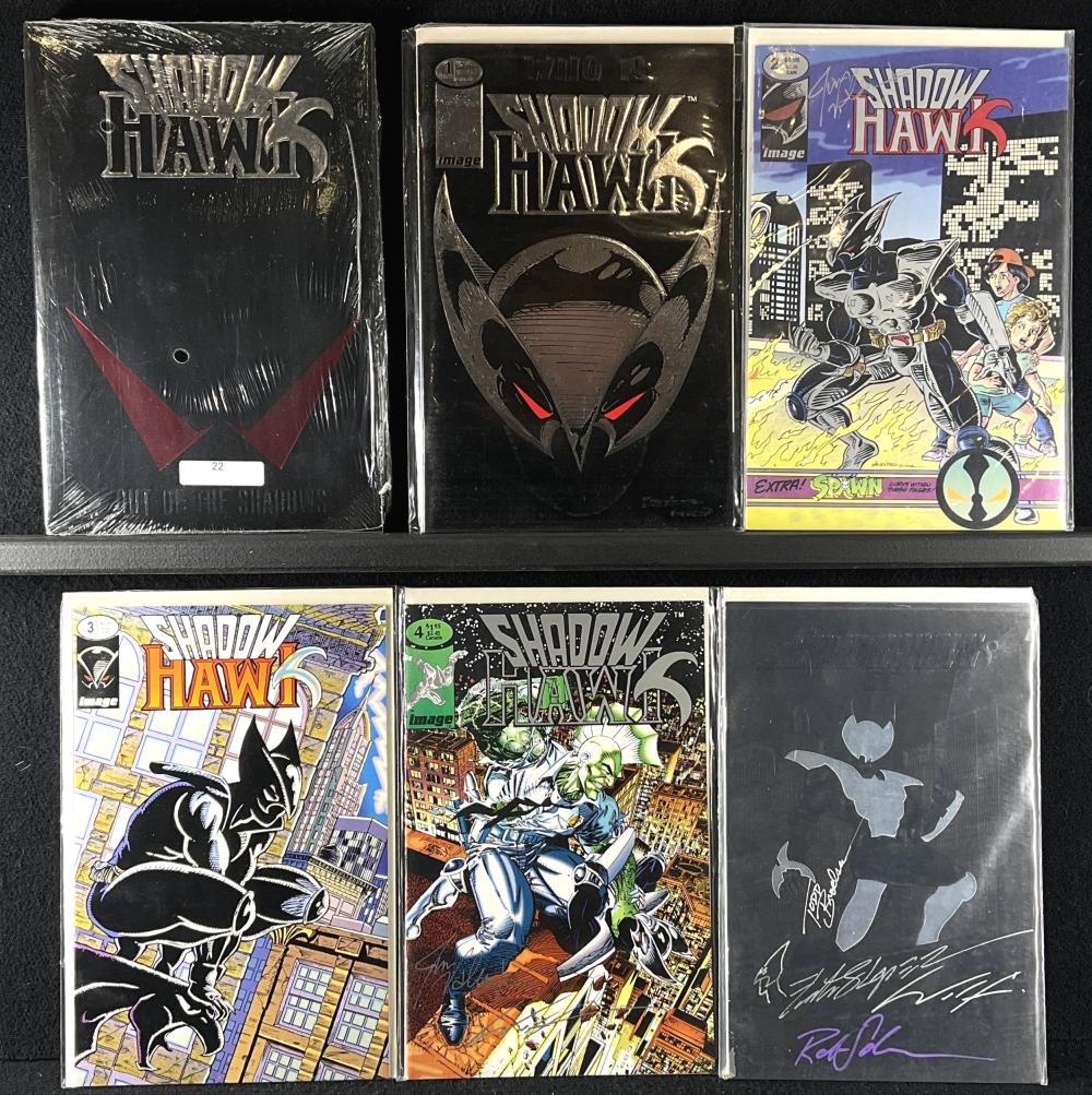 (6) Image Comics Shadow Hawk Comic Books