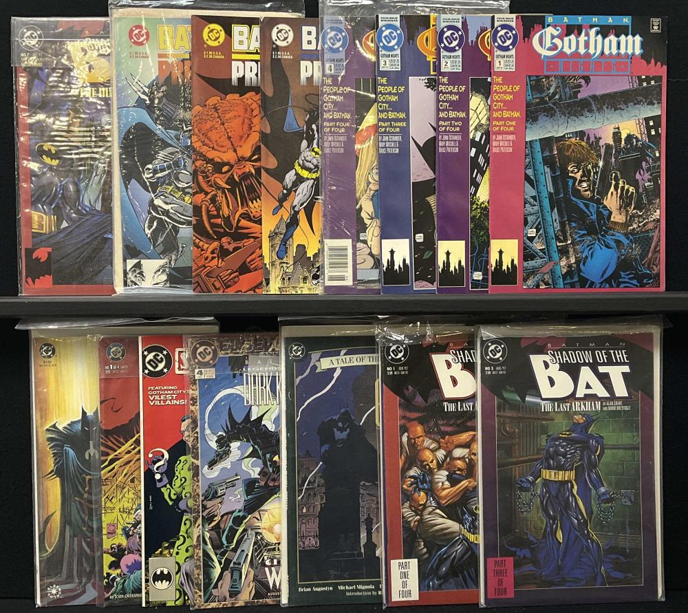 (15) Dc Comics Batman Comic Books