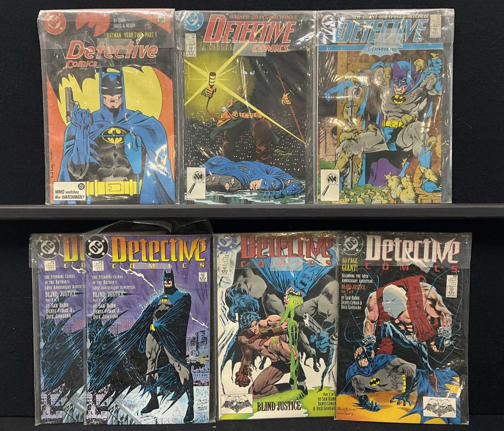 (7) Dc Comics Batman Comic Books
