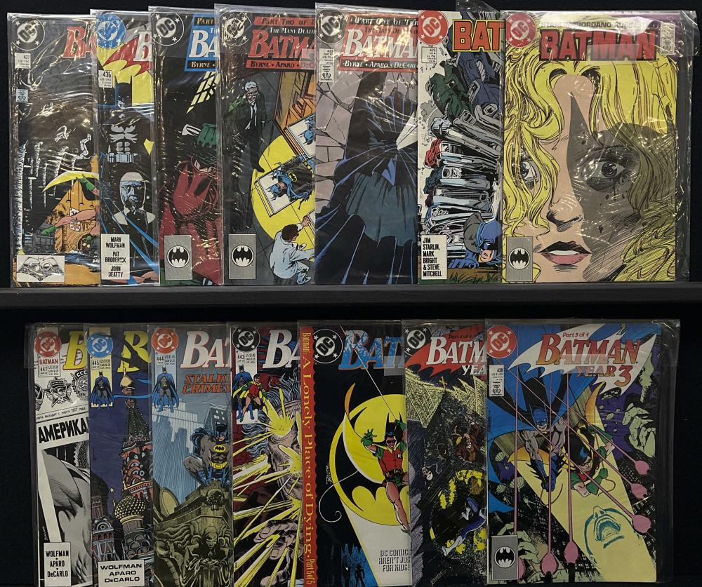 (14) Dc Comics Batman Comic Books