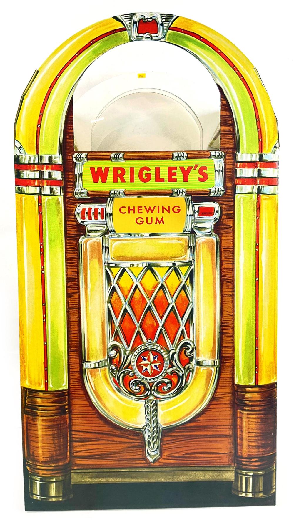 Vintage Wrigley's Chewing Gum Jukebox Display