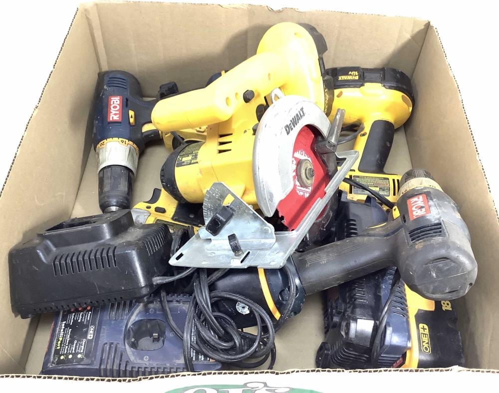 Portable Power Tools, Ryobi, DeWalt