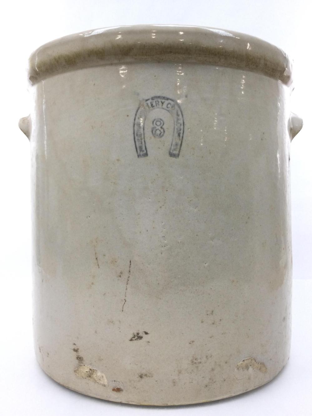 Macomb Pottery Co 8 Gallon Stoneware Crock