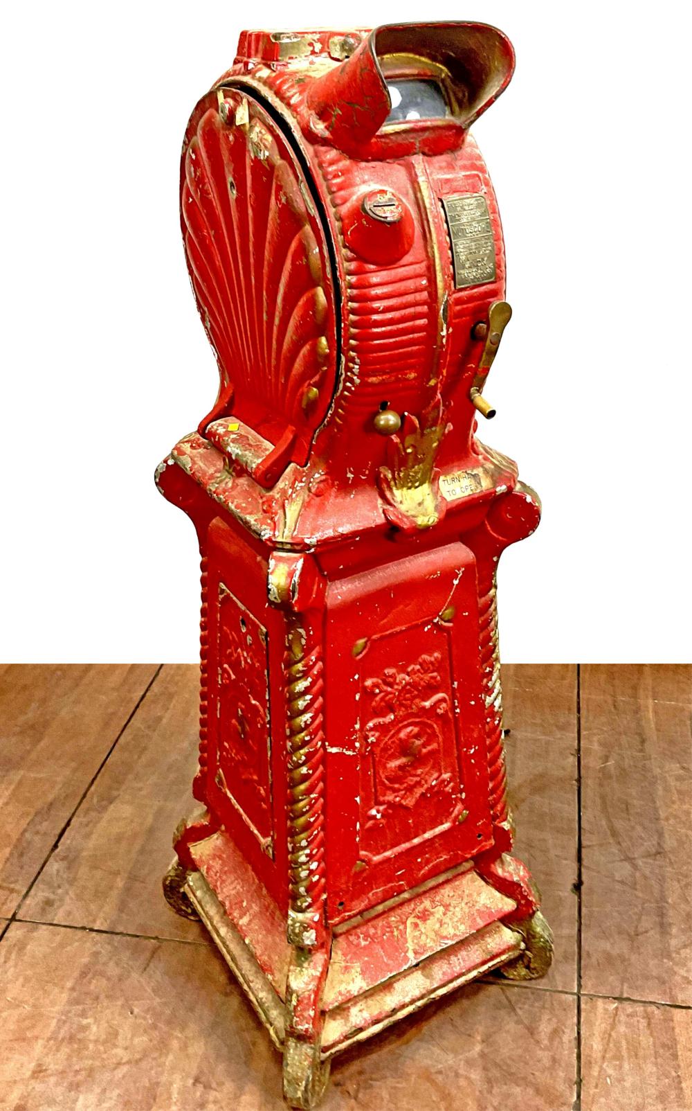 Antique American Coin Op Clamshell Mutoscope