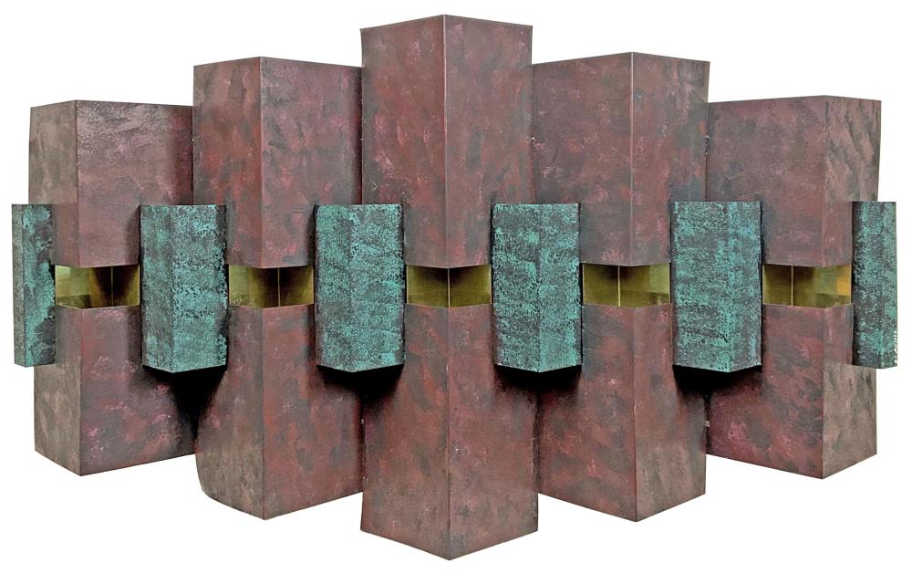 Curtis Jeré 46in Metal Abstract Wall Sculpture
