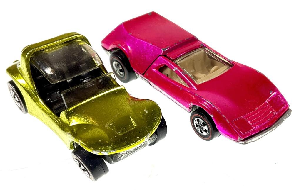 (2pc) Hot Wheels Redline Die Cast Cars