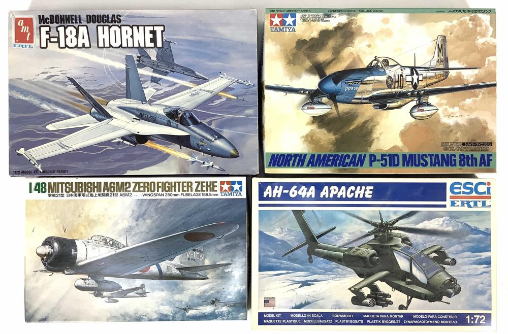 (3) Unbuilt Model Kits & (1) Partially Built