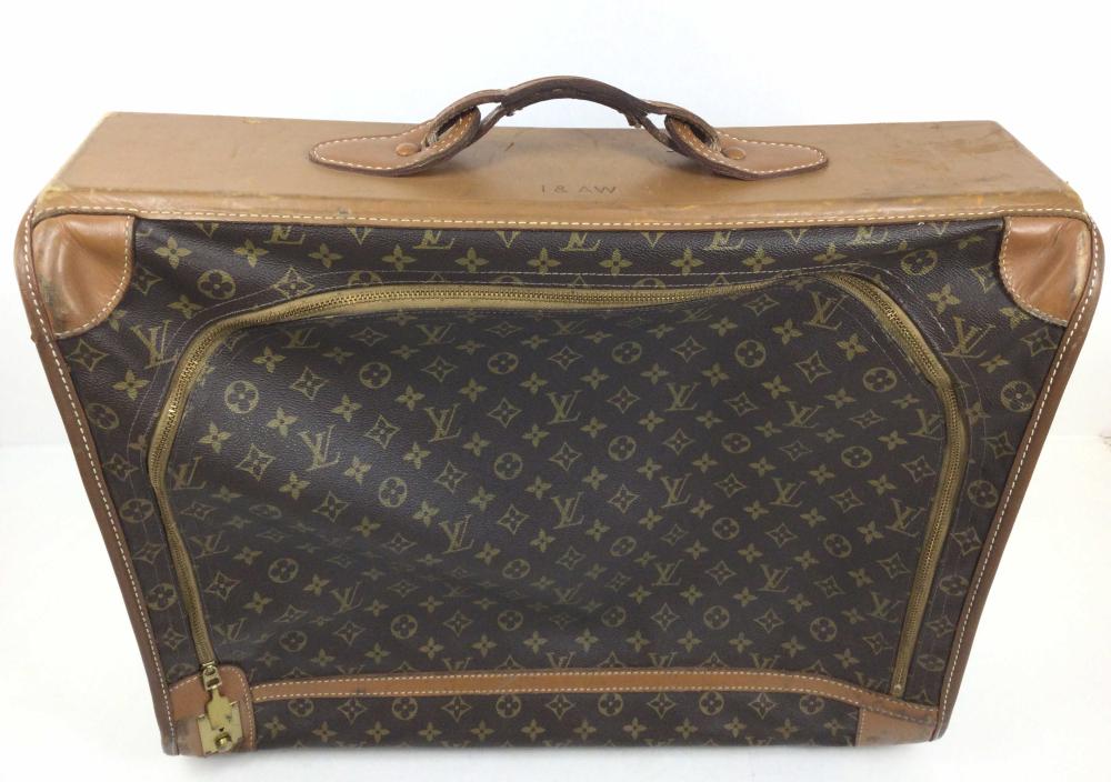 Vintage Louis Vuitton Canvas Pullman Travel Suitcase