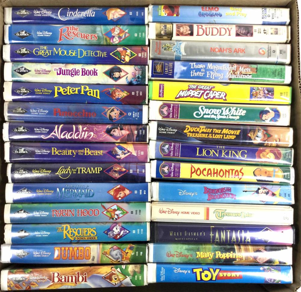 Vintage Disney VHS Movies, Bambi, Dumbo