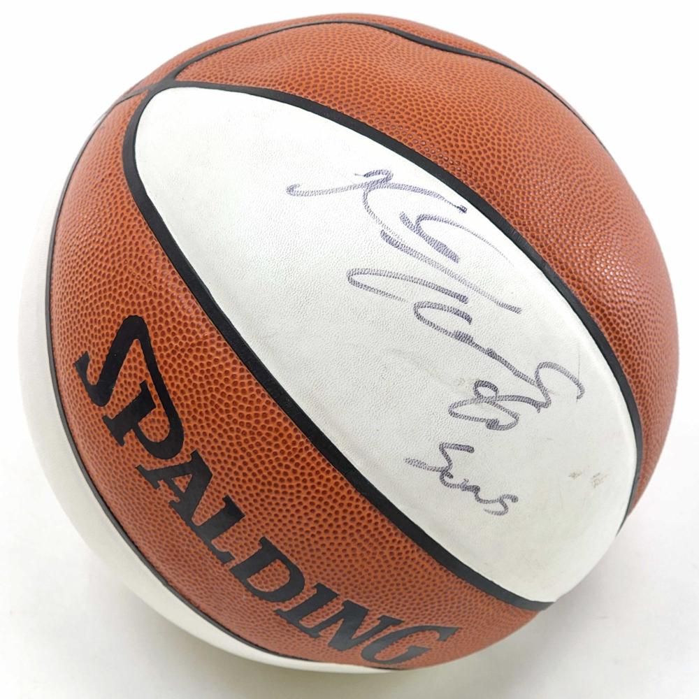 Kurt Thomas Autographed Spalding Basketball