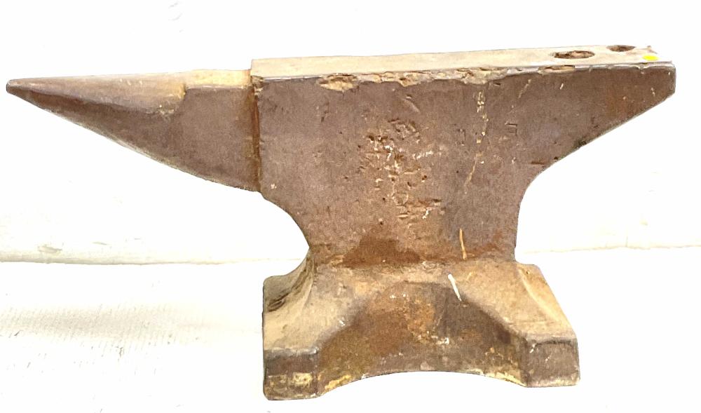 Large Single Horn Blacksmith Anvil
