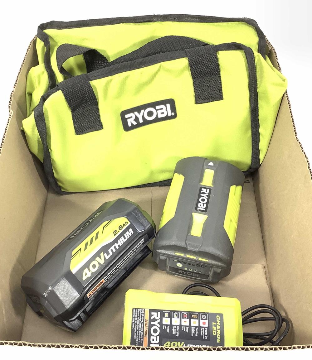 Ryobi 40v Lithium Batteries & Charger
