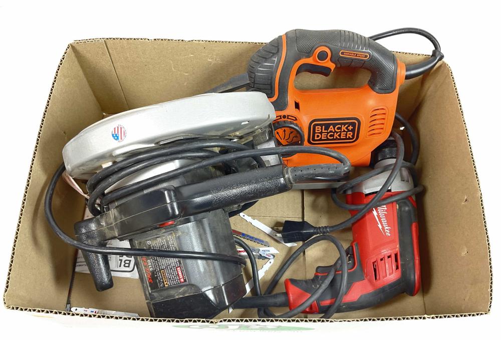 (3pc) Assorted Power Tools, Milwaukee Corded Drill