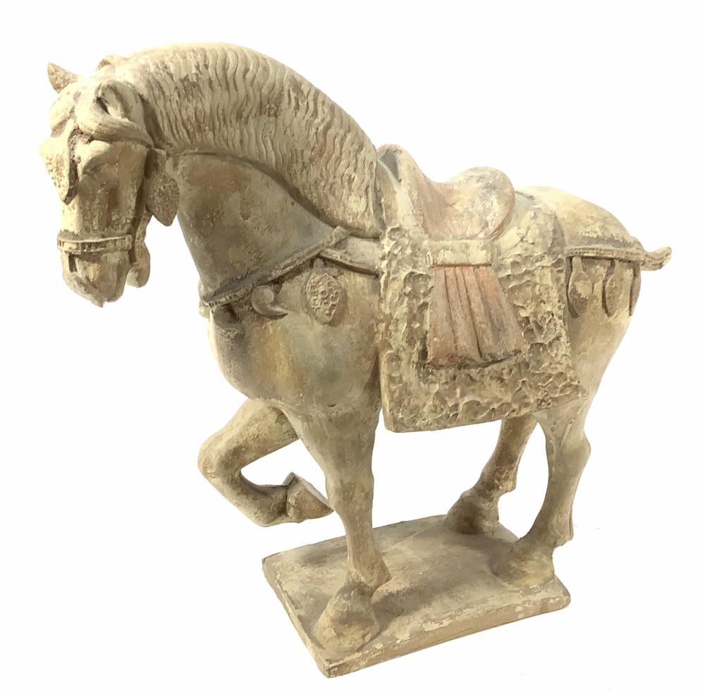 Tang Dynasty Style Pottery Horse