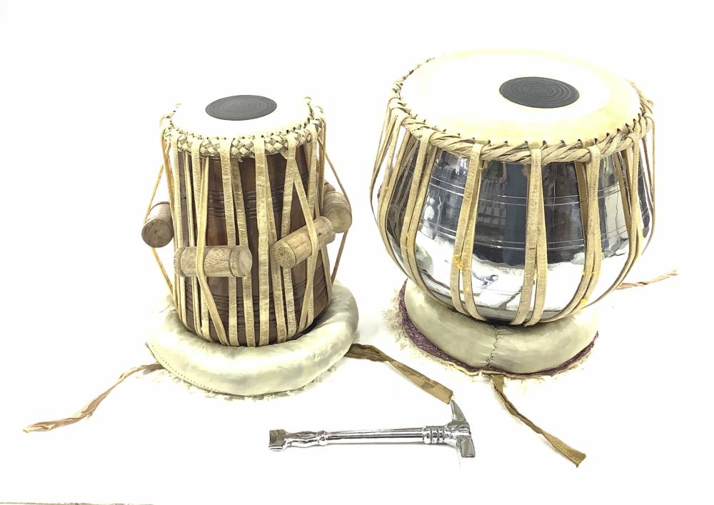 (2) Tablas With Case, Ethnic Instruments