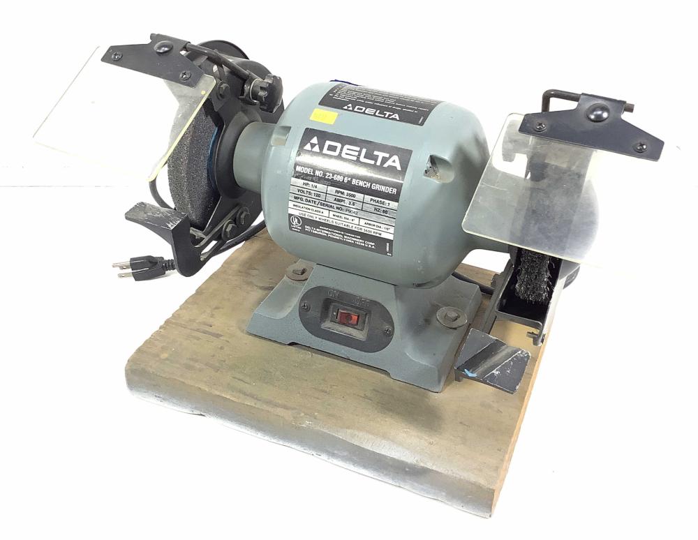 Delta 23-680 6in Bench Grinder With Wire Wheel