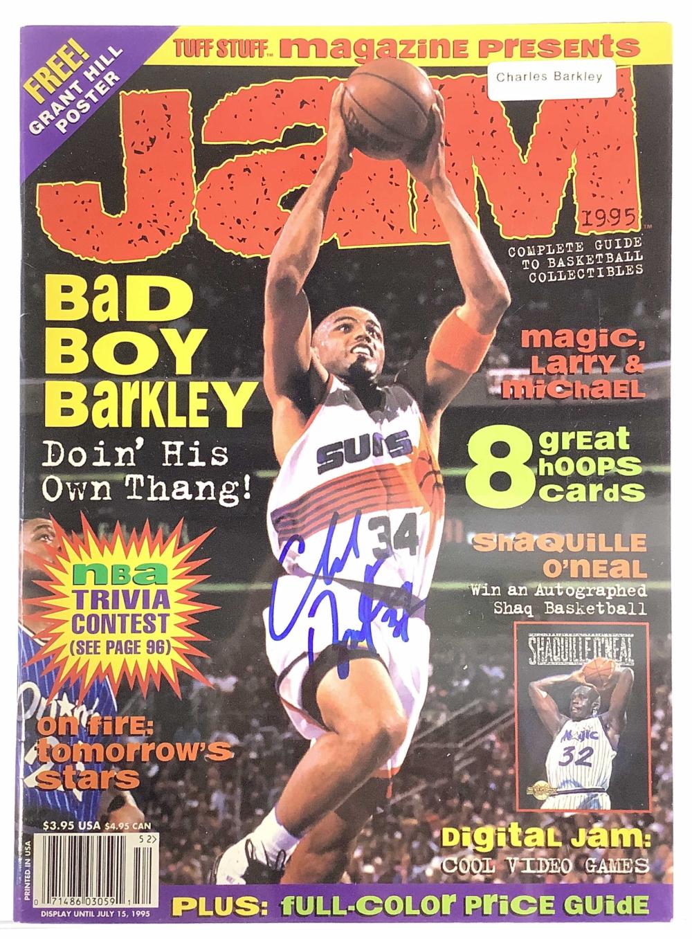 Charles Barkley Autographed Jam Magazine