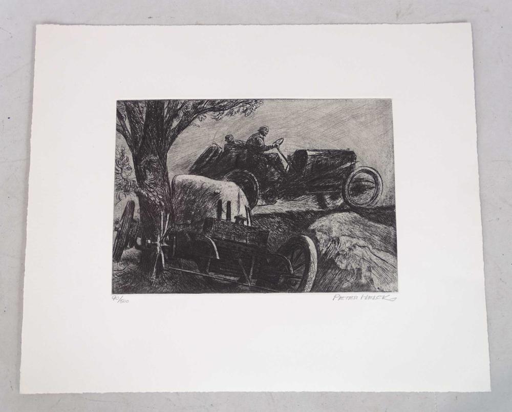 Peter Helck Etching