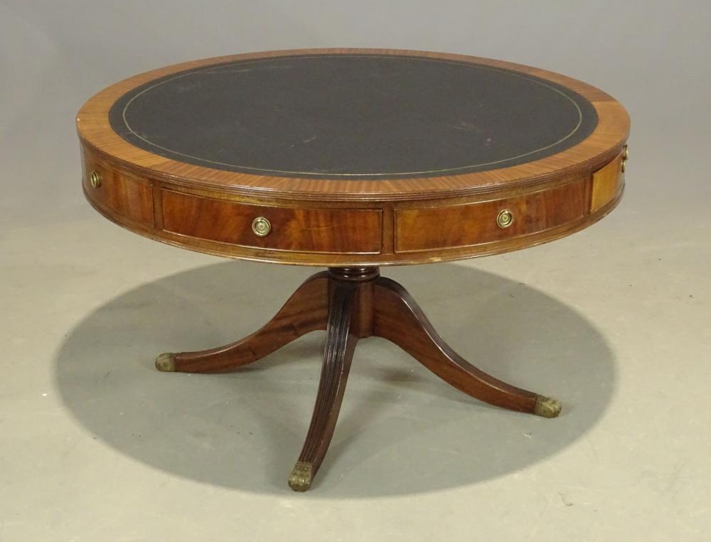 Mahogany Drum Table