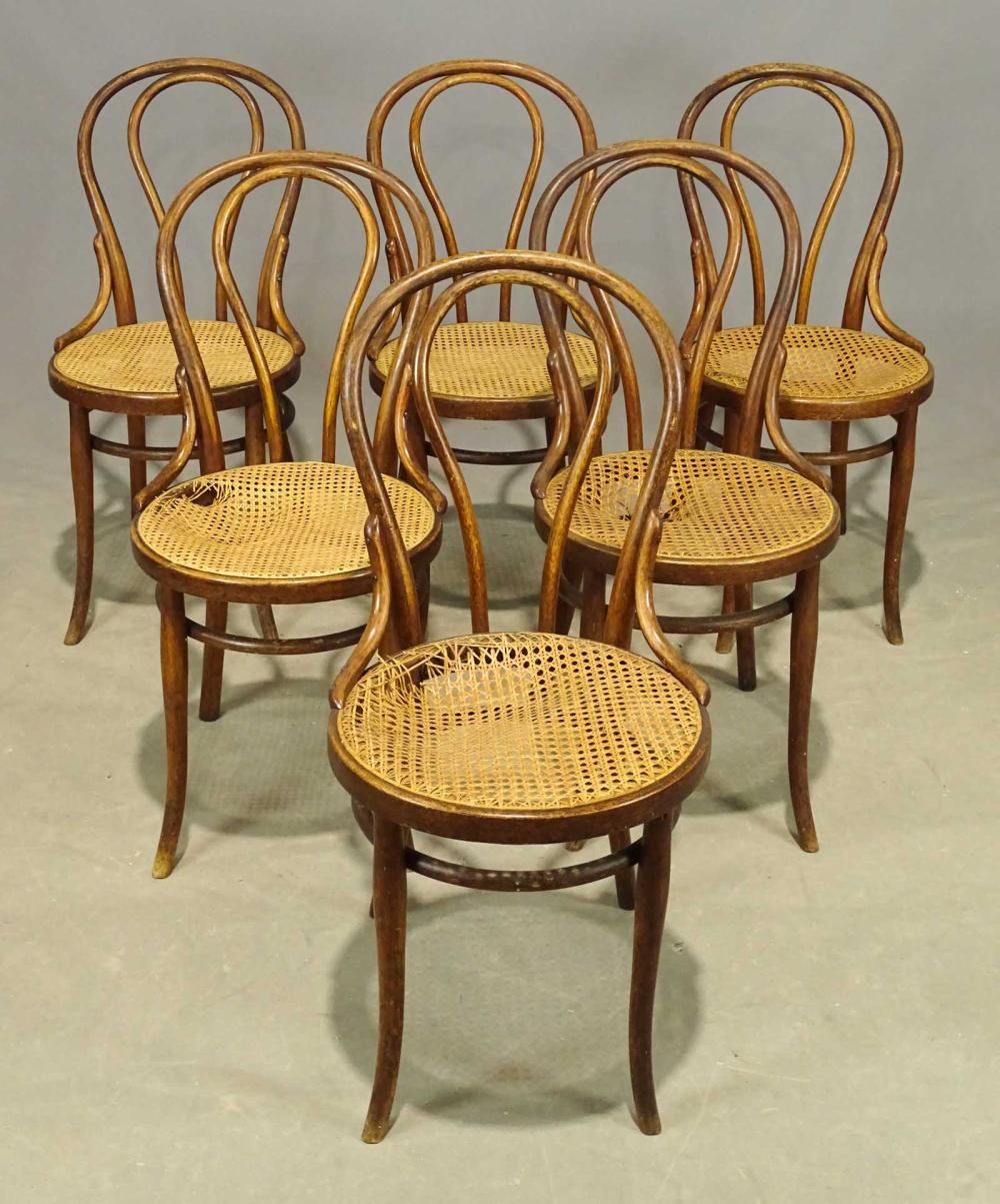 Set of (6) Thonet Bentwood Chairs