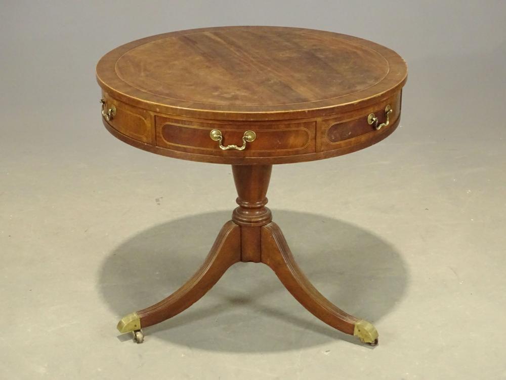 Mahogany Drum Table