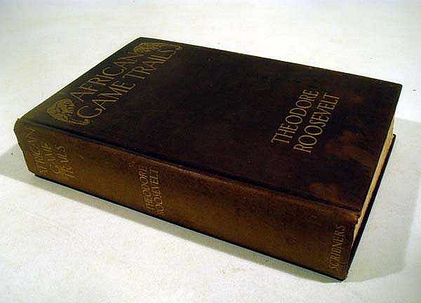 Theodore Roosevelt AFRICAN GAME TRAILS 1910 First Edition...