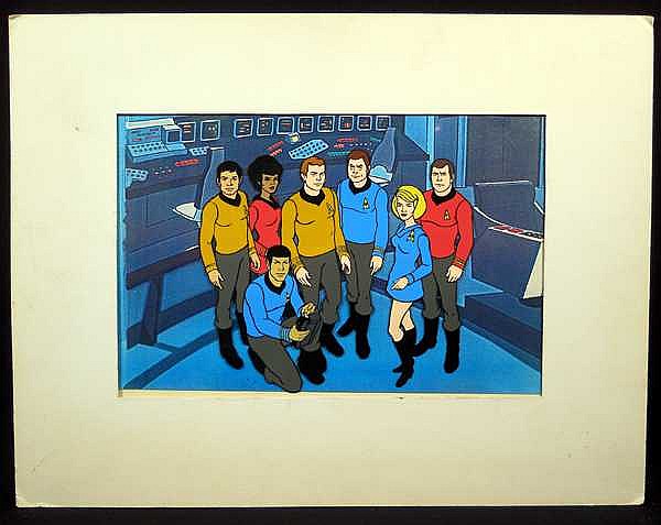 Star Trek ORIGINAL ANIMATION CEL 1976 Limited Edition...