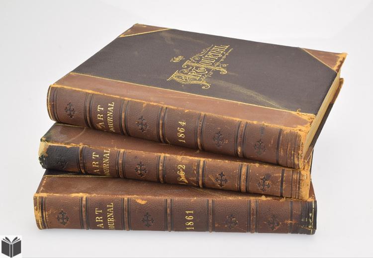 3V ART JOURNAL 1861 1862 1864 Antique Magazine...