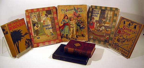 7V Lear Nonsense Book Swiss Family Robinson Slovenly...