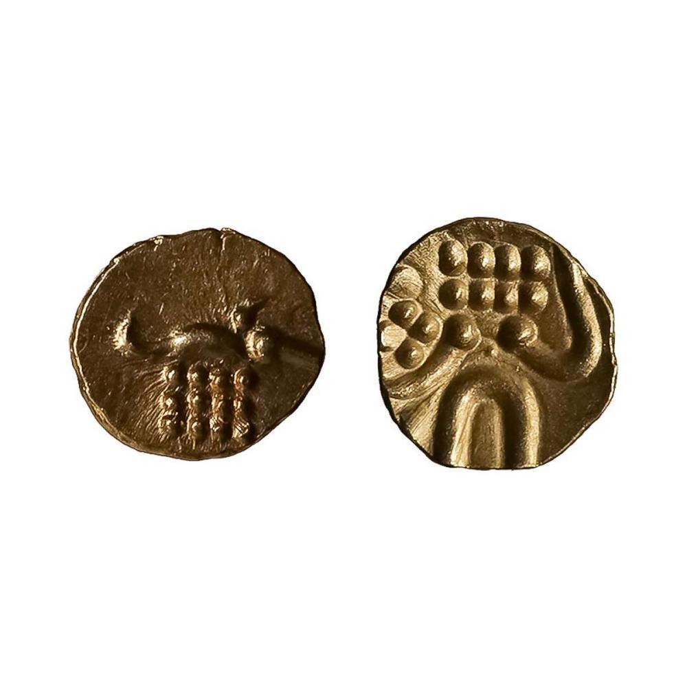 India Cochin Gold Fanam 1795-1850