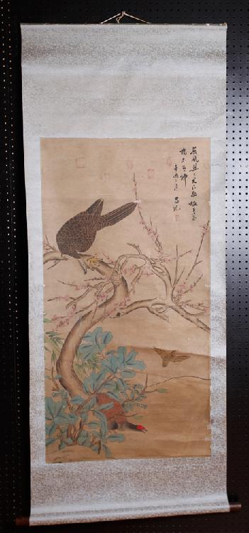 CHINESE SCROLL PAINTING BY CHANG ZHAO