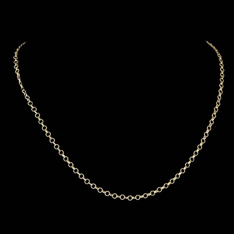 *Fine Jewelry 14KT. Gold, 4.8GR, 18'' Twisted Round And