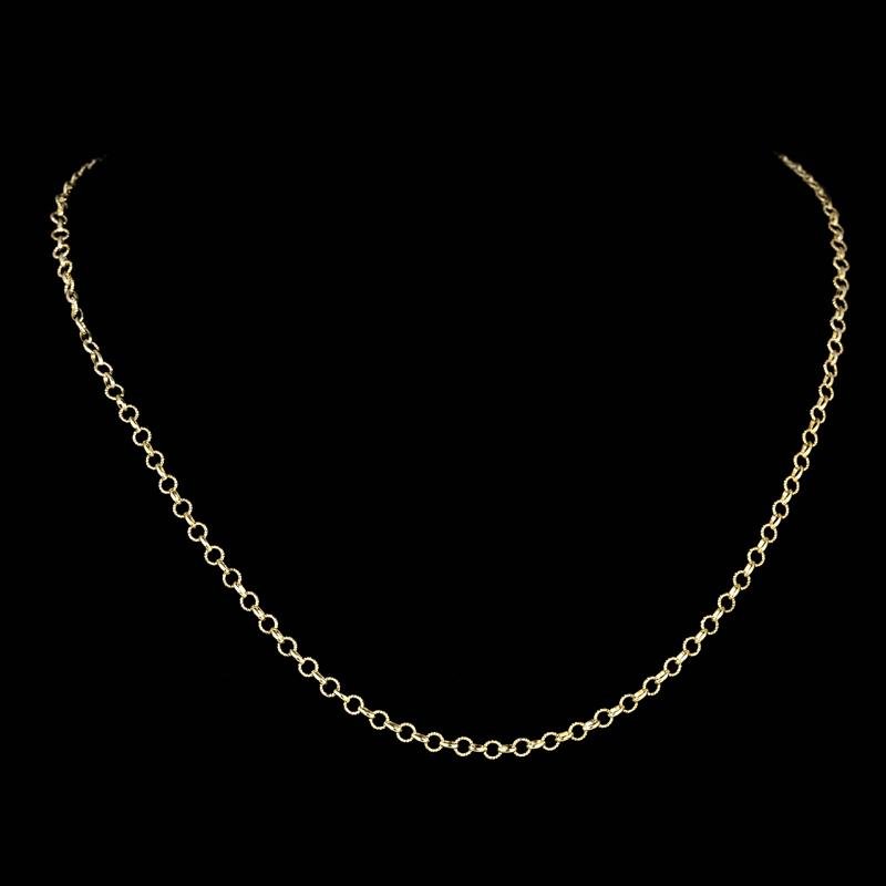 *Fine Jewelry 14KT. Gold, 4.8GR, 18'' Twisted Round And
