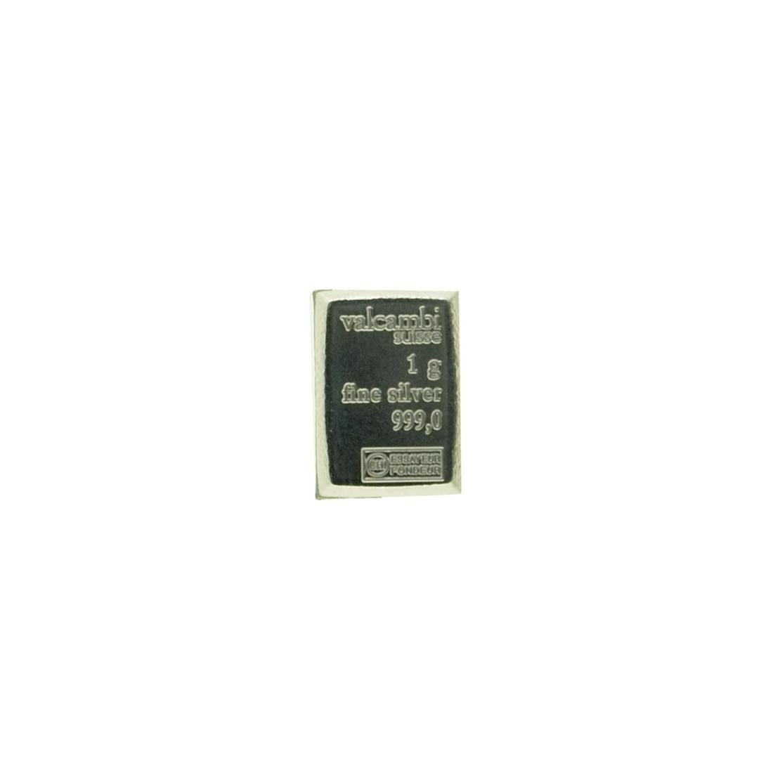 Valcambi Suisse 1g Fine Silver Bar