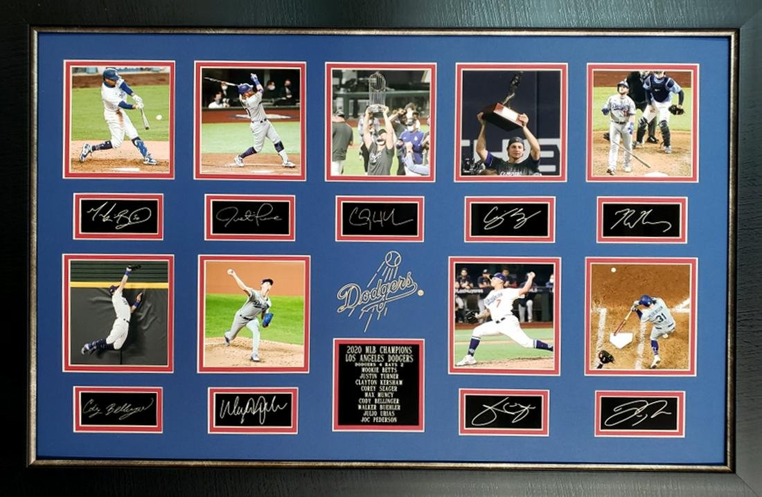 2020 Dodgers World Series Commemorative Memorabilia