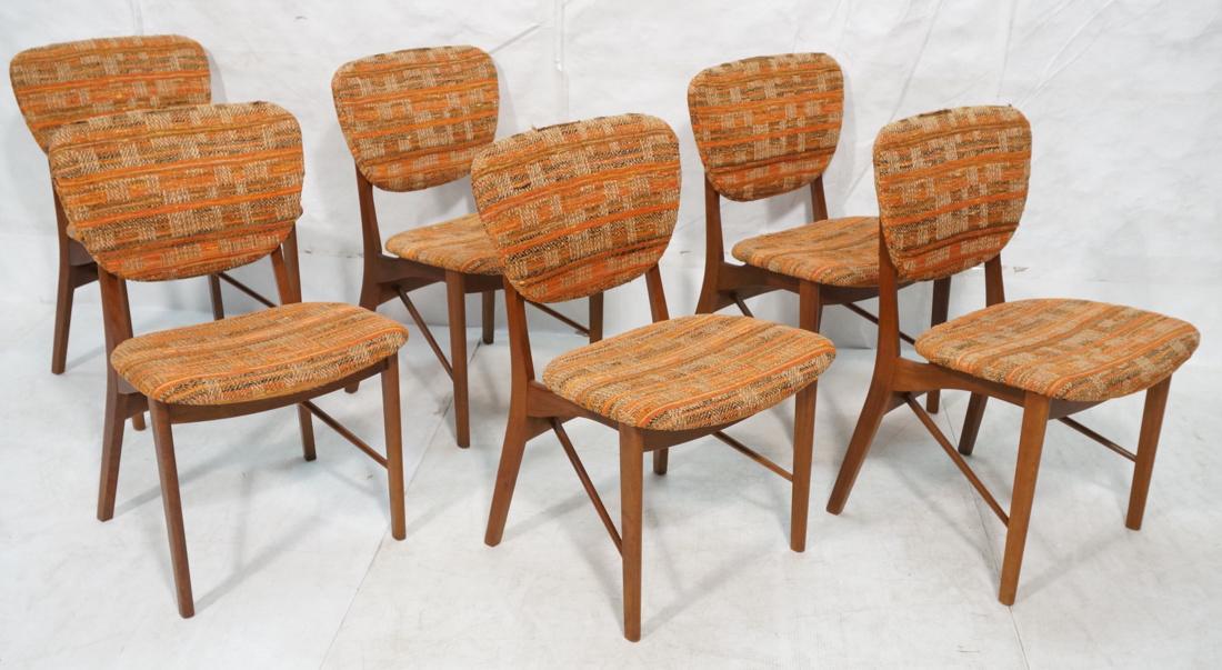 6 FINN JUHL Teak Dining Chairs for NIELS VODDER.