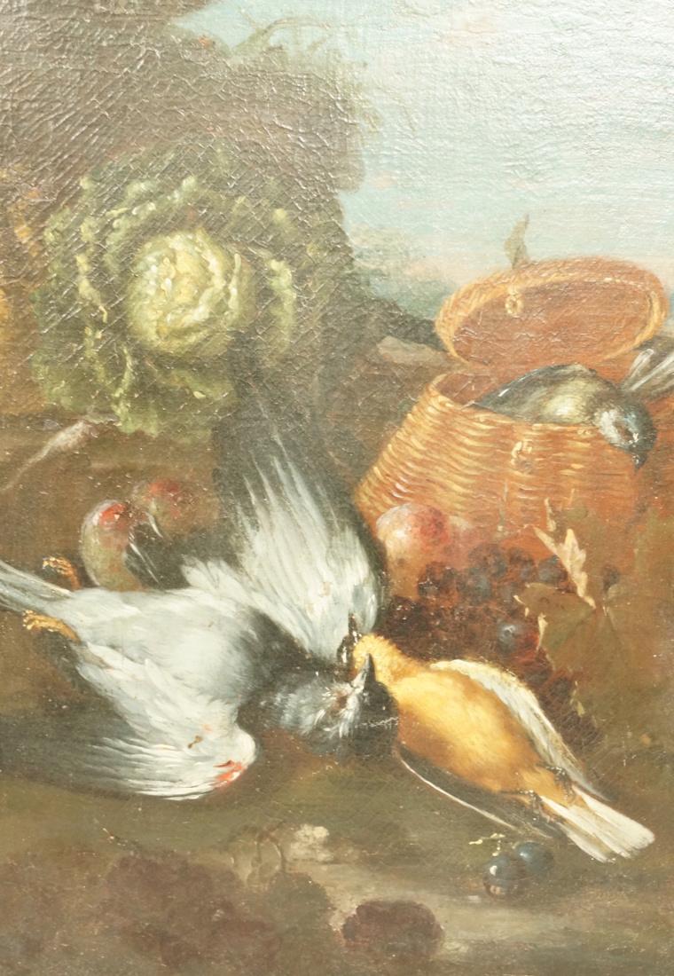 Antique Still Life Oil Painting. Still Life with