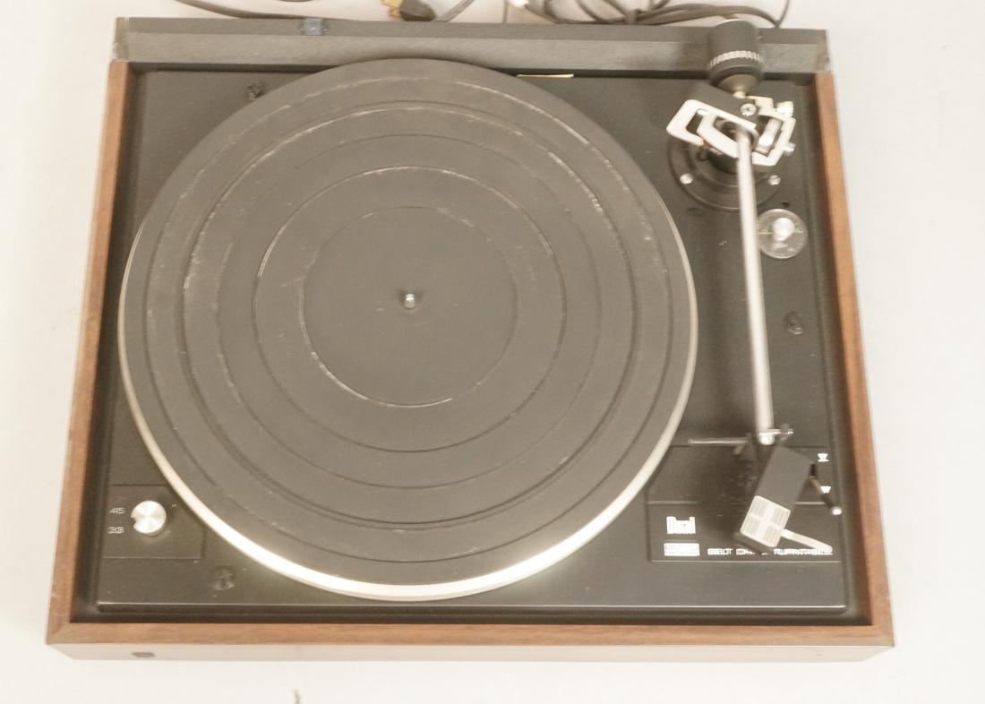 DUAL 502 Belt Drive Turntable. Walnut base with s