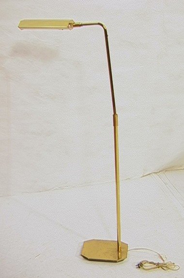 Koch Lowy OMI Adjustable Brass Floor Lamp. Marke