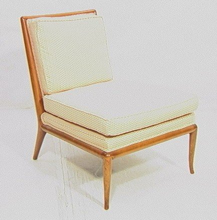Robsjohn Gibbings Widdicomb Slipper Lounge Chair.